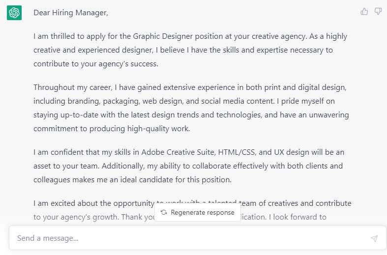 Can I Use Chat Gpt For A Cover Letter Tips And Guide