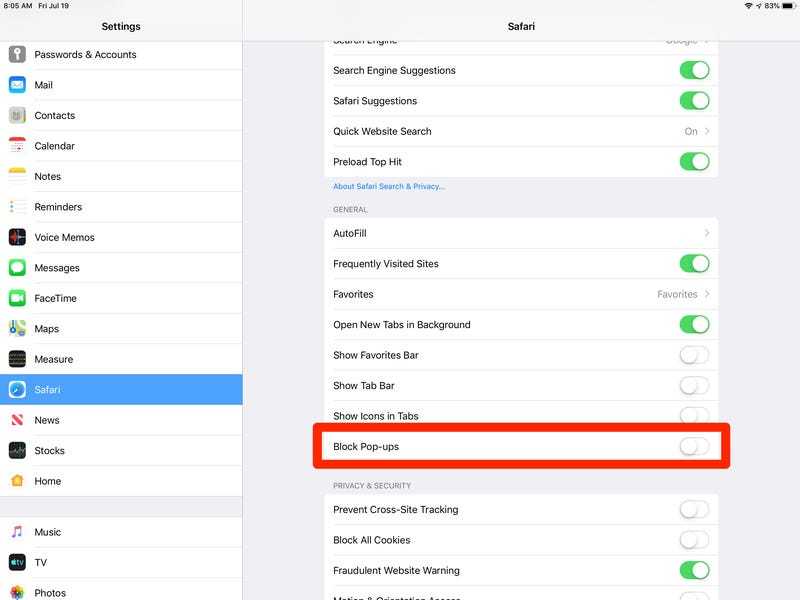 How To Allow Pop Ups Ipad Easily And Quickly