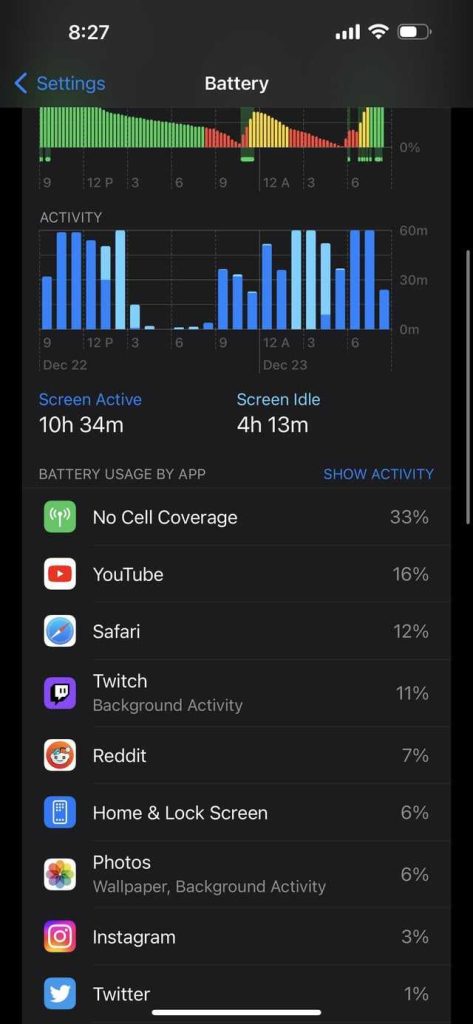 Using Airplane Mode In Low Signal Areas To Prevent Drain