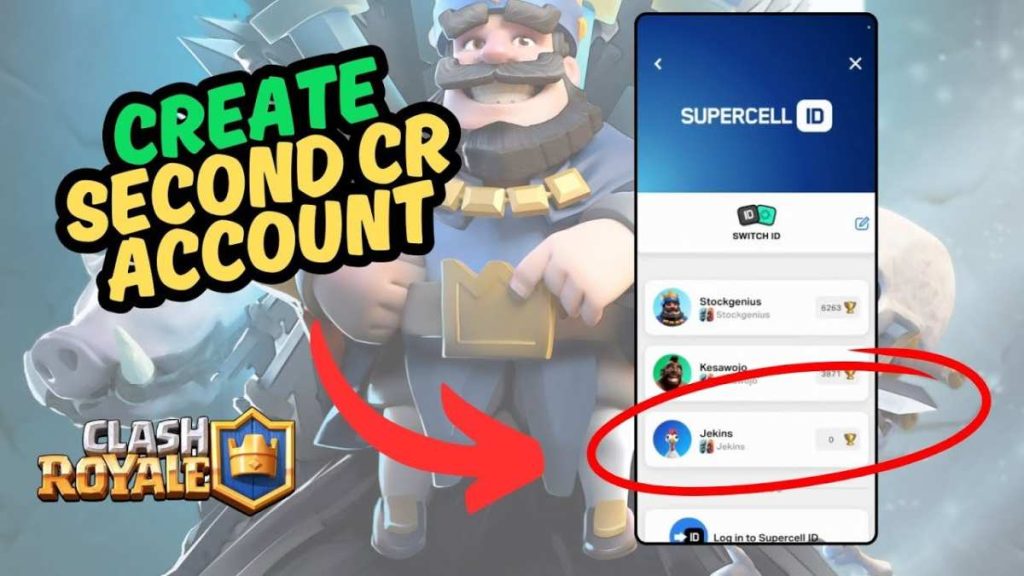How To Make A Second Account On Clash Royale Android