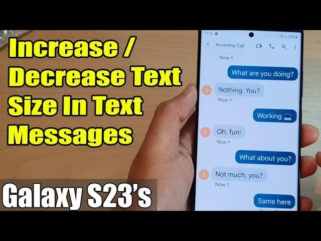 How To Make My Text Smaller On Android Tips For Resizing Text