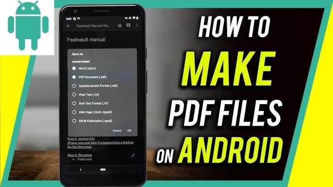 How To Make Pdf File On Android Tips For Easy Creation