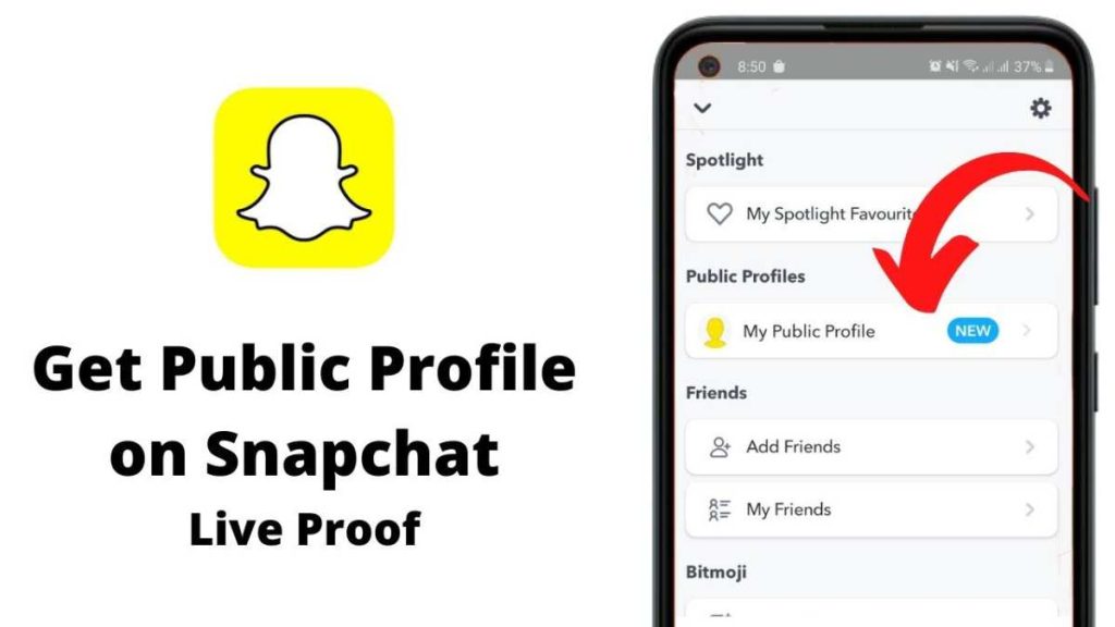 How To Make Public Profile On Snapchat Android In 55 Characters