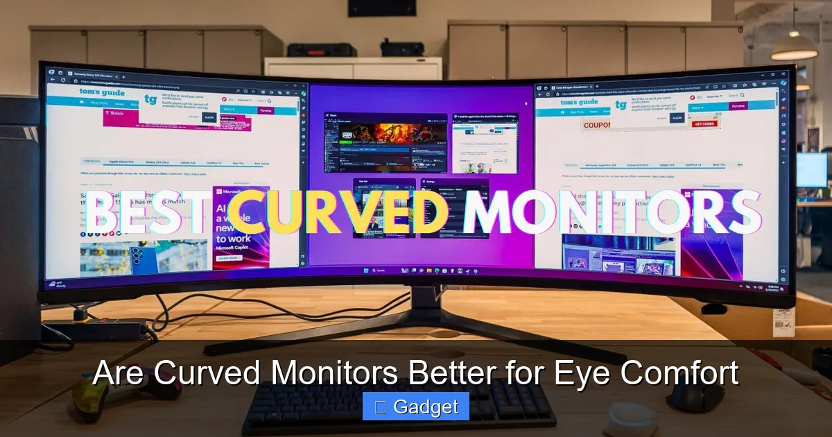 Are Curved Monitors Better for Eye Comfort