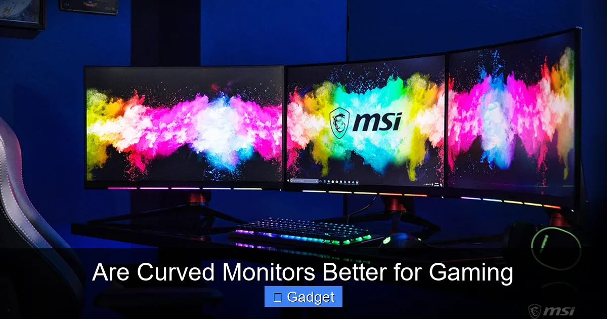 Are Curved Monitors Better for Gaming