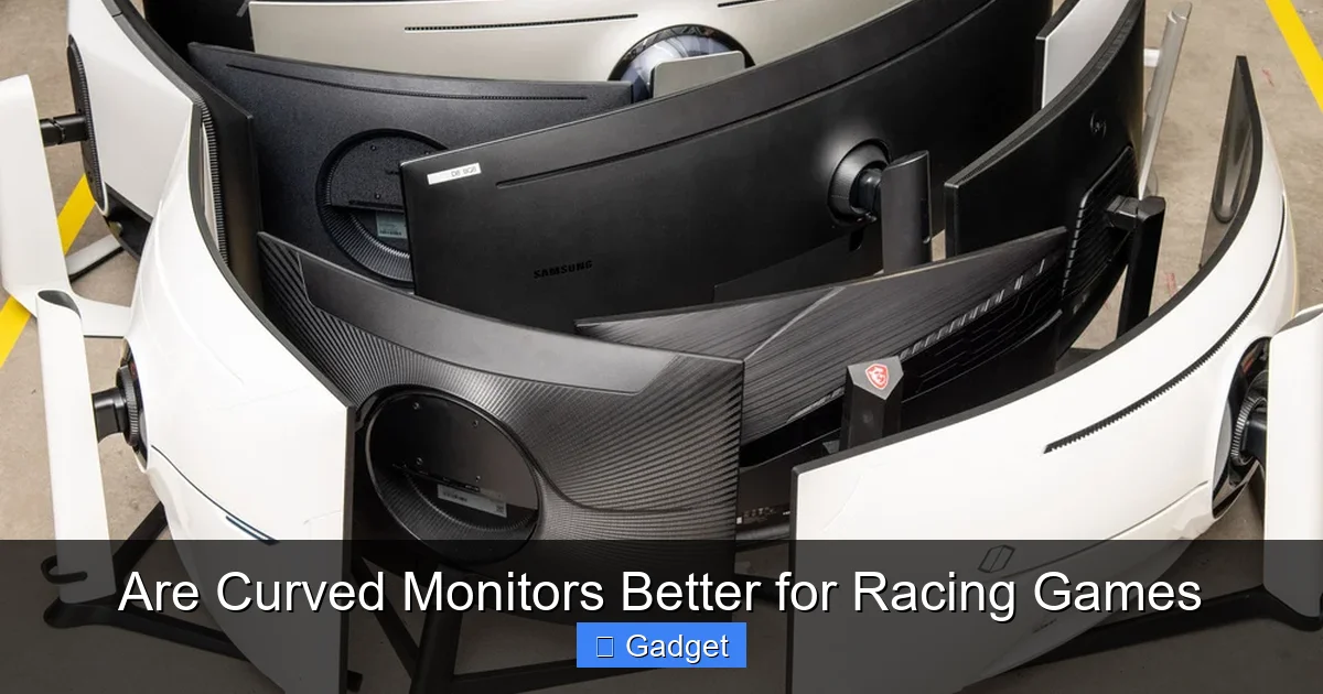 Are Curved Monitors Better for Racing Games