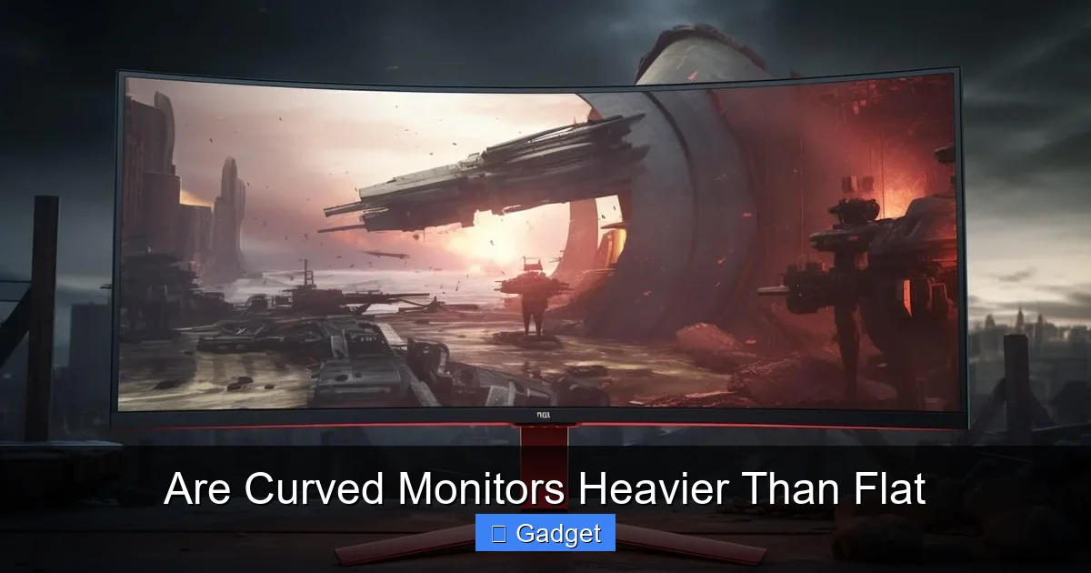 Are Curved Monitors Heavier Than Flat