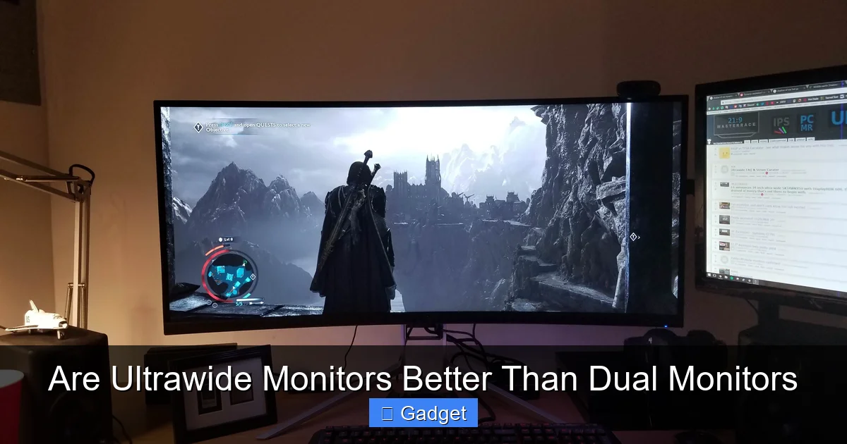 Are Ultrawide Monitors Better Than Dual Monitors