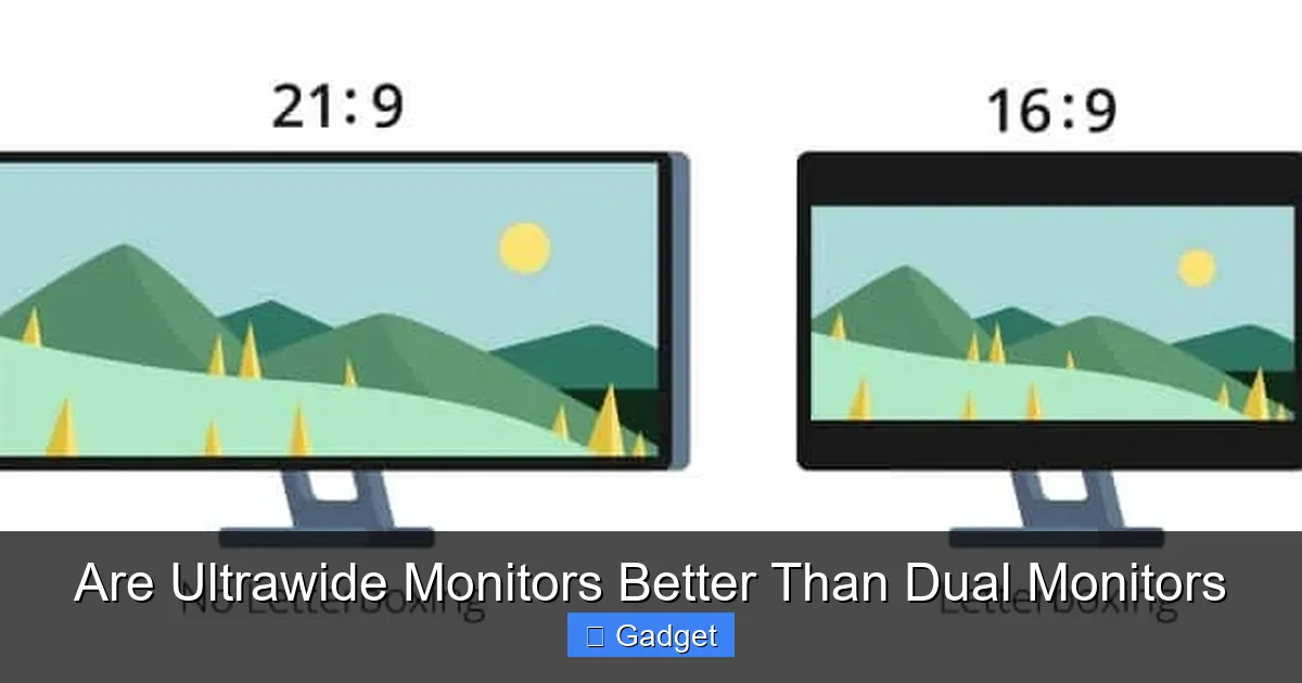 Are Ultrawide Monitors Better Than Dual Monitors