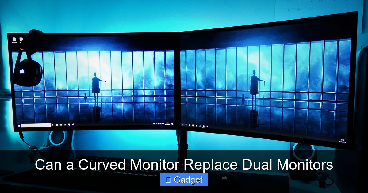 Can a Curved Monitor Replace Dual Monitors