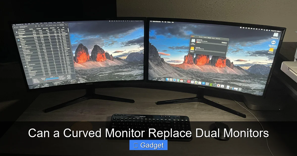 Can a Curved Monitor Replace Dual Monitors