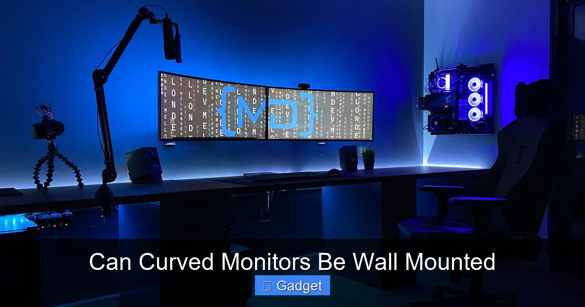Can Curved Monitors Be Wall Mounted