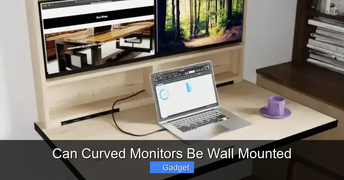 Can Curved Monitors Be Wall Mounted