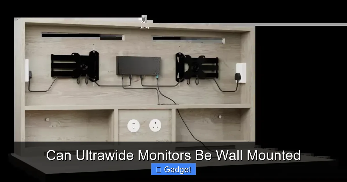 Can Ultrawide Monitors Be Wall Mounted