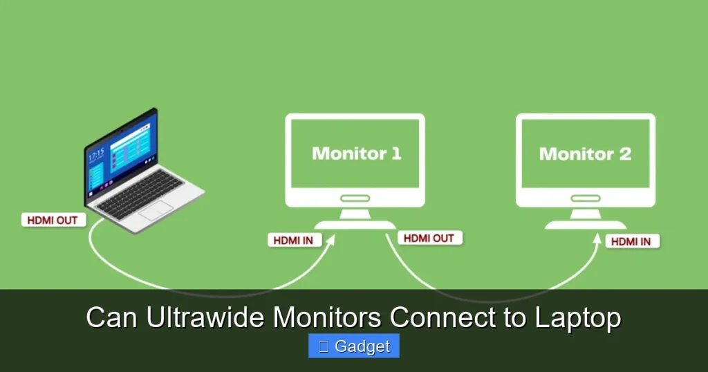 Can Ultrawide Monitors Connect to Laptop