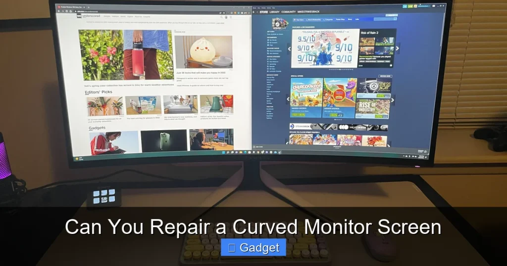 Can You Repair a Curved Monitor Screen