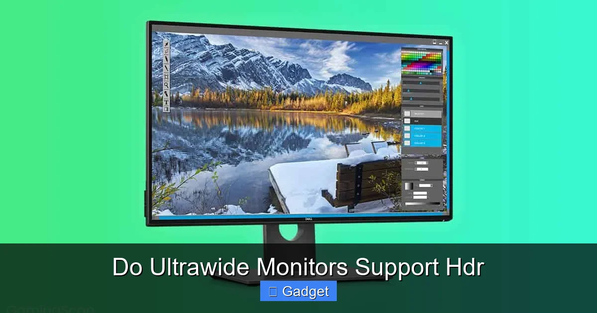 Do Ultrawide Monitors Support Hdr