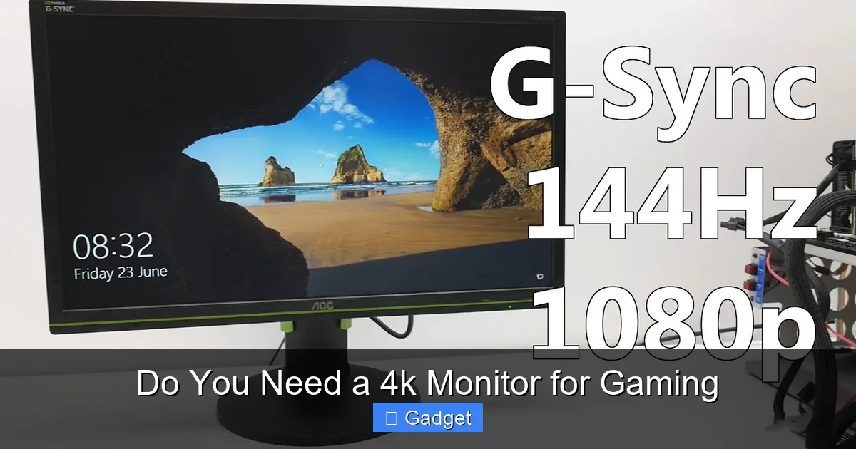 Do You Need a 4k Monitor for Gaming