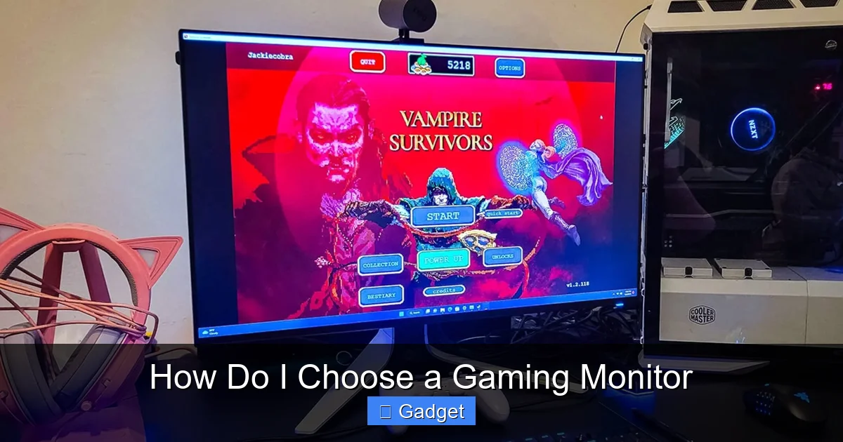 How Do I Choose a Gaming Monitor