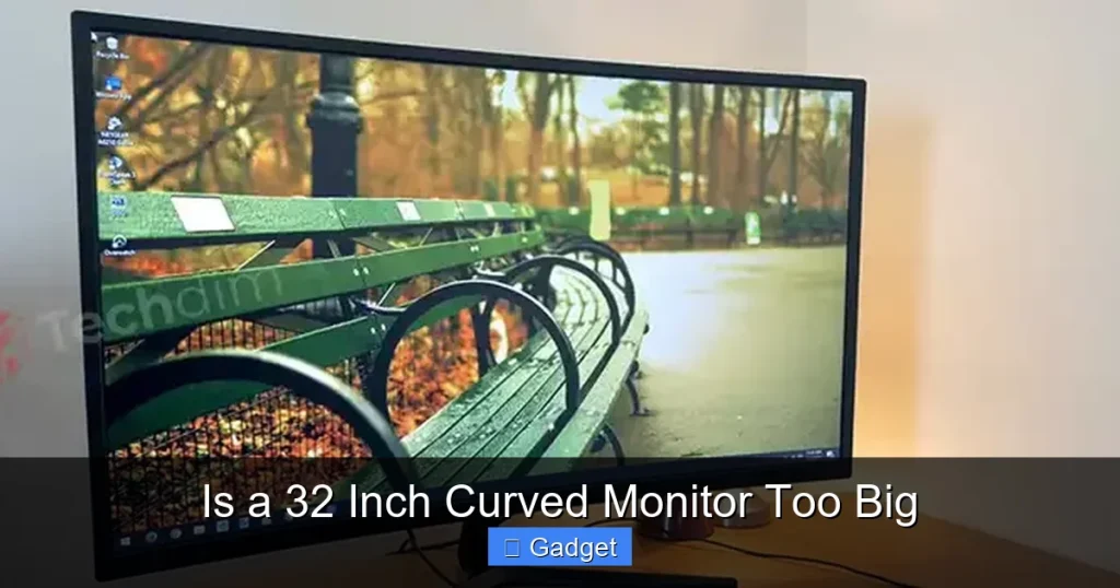 Is a 32 Inch Curved Monitor Too Big