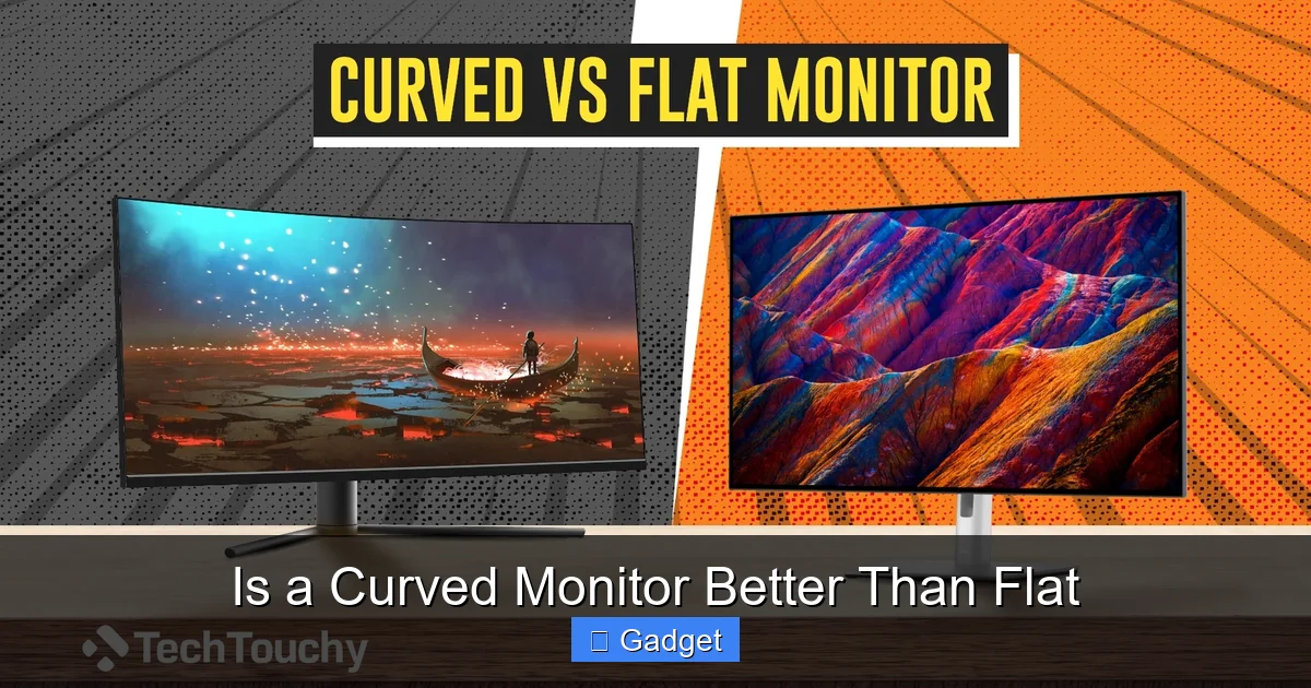 Is a Curved Monitor Better Than Flat
