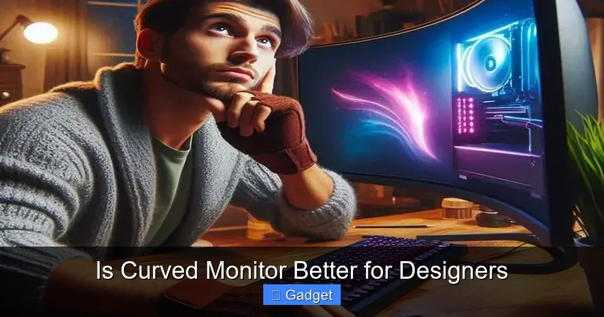 Is Curved Monitor Better for Designers