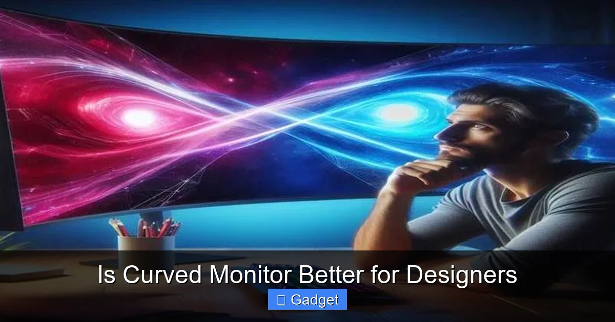 Is Curved Monitor Better for Designers