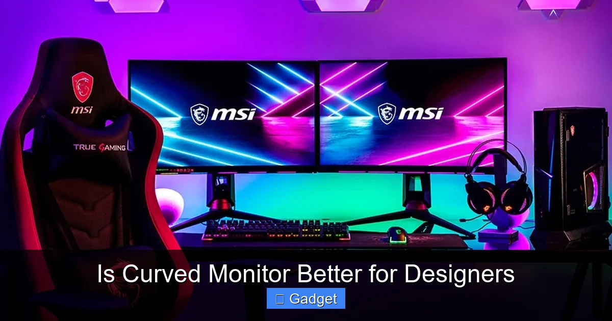 Is Curved Monitor Better for Designers