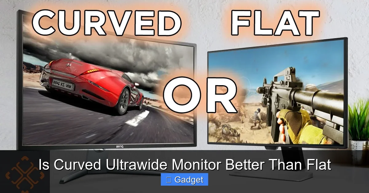Is Curved Ultrawide Monitor Better Than Flat
