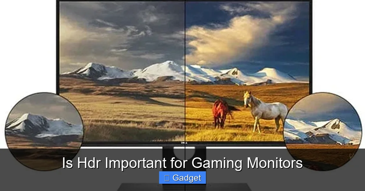Is Hdr Important for Gaming Monitors