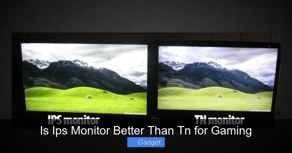 Is Ips Monitor Better Than Tn for Gaming