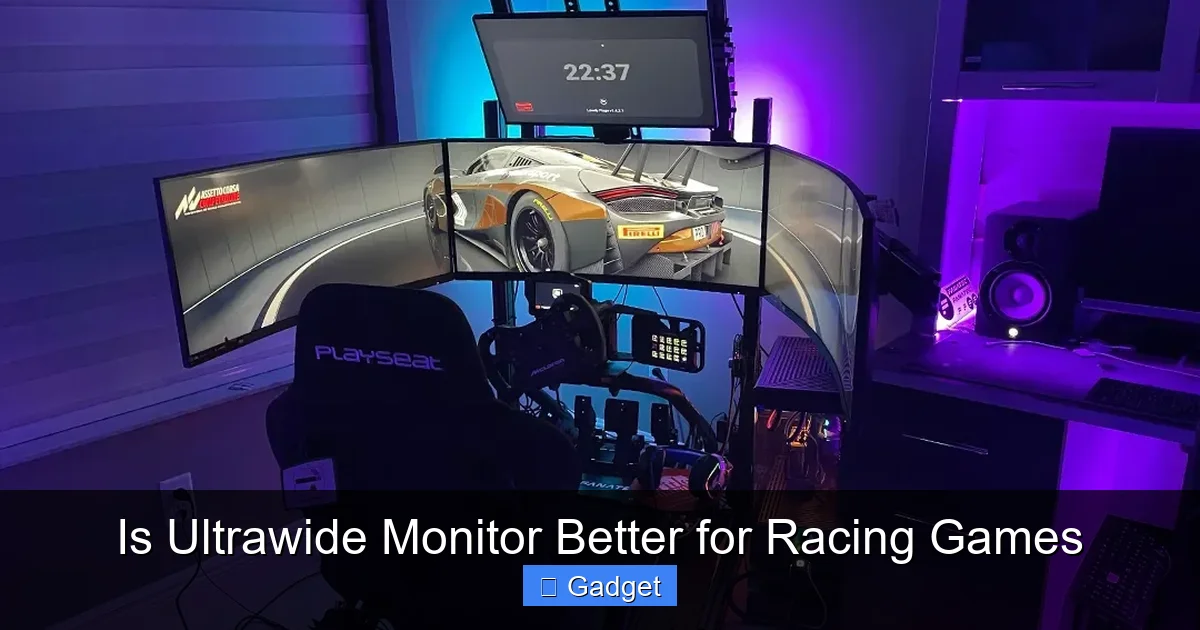 Is Ultrawide Monitor Better for Racing Games