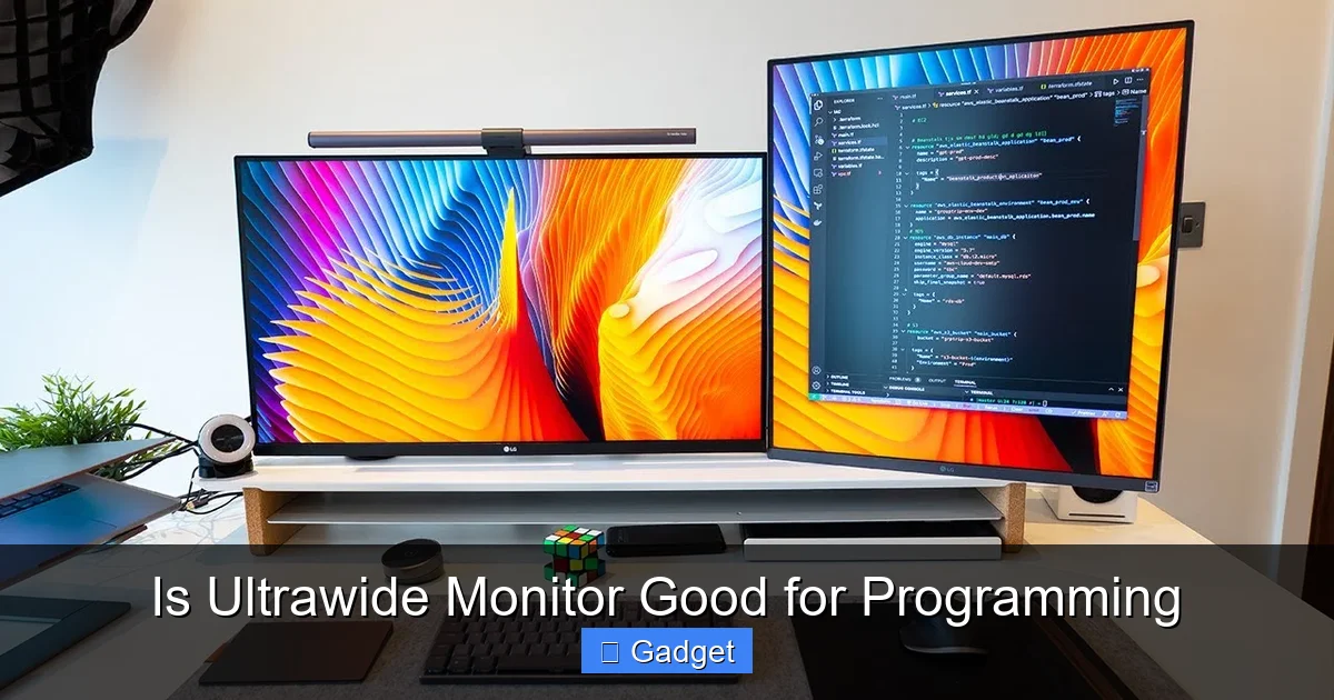 Is Ultrawide Monitor Good for Programming