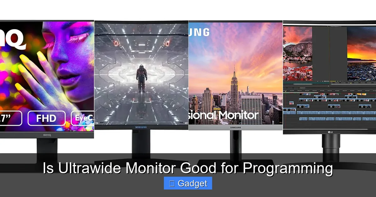 Is Ultrawide Monitor Good for Programming
