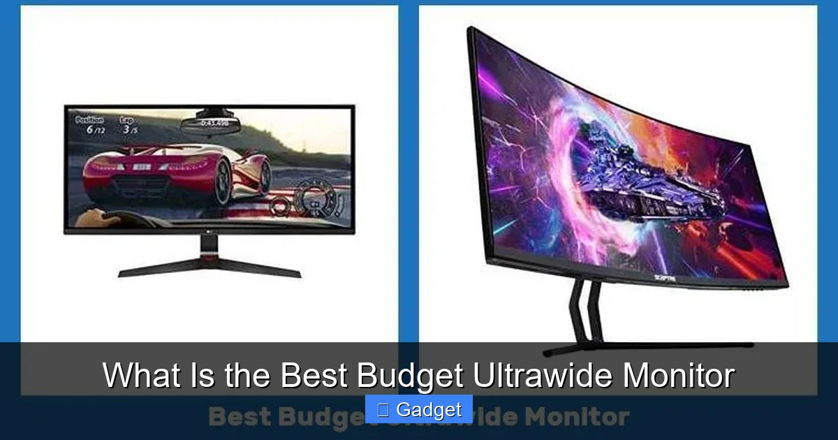 What Is the Best Budget Ultrawide Monitor