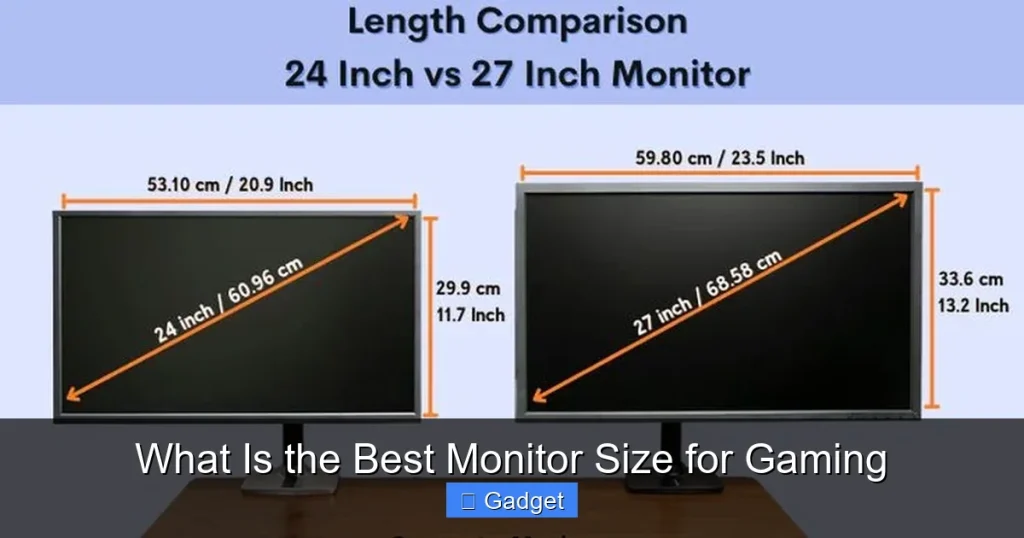 What Is the Best Monitor Size for Gaming