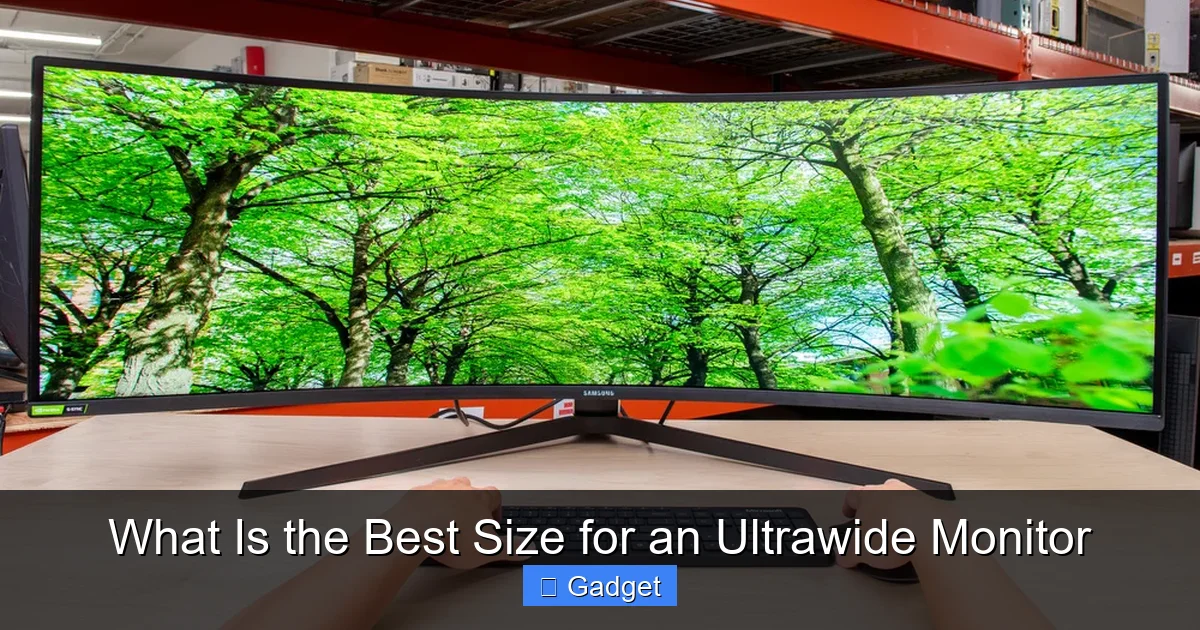 What Is the Best Size for an Ultrawide Monitor