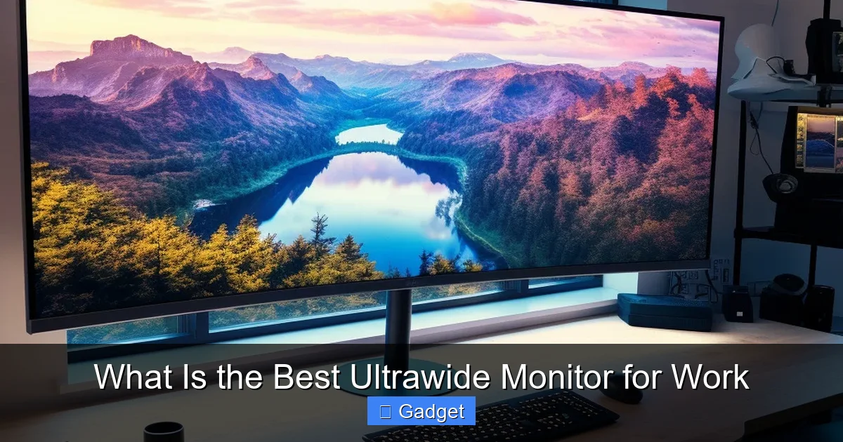 What Is the Best Ultrawide Monitor for Work