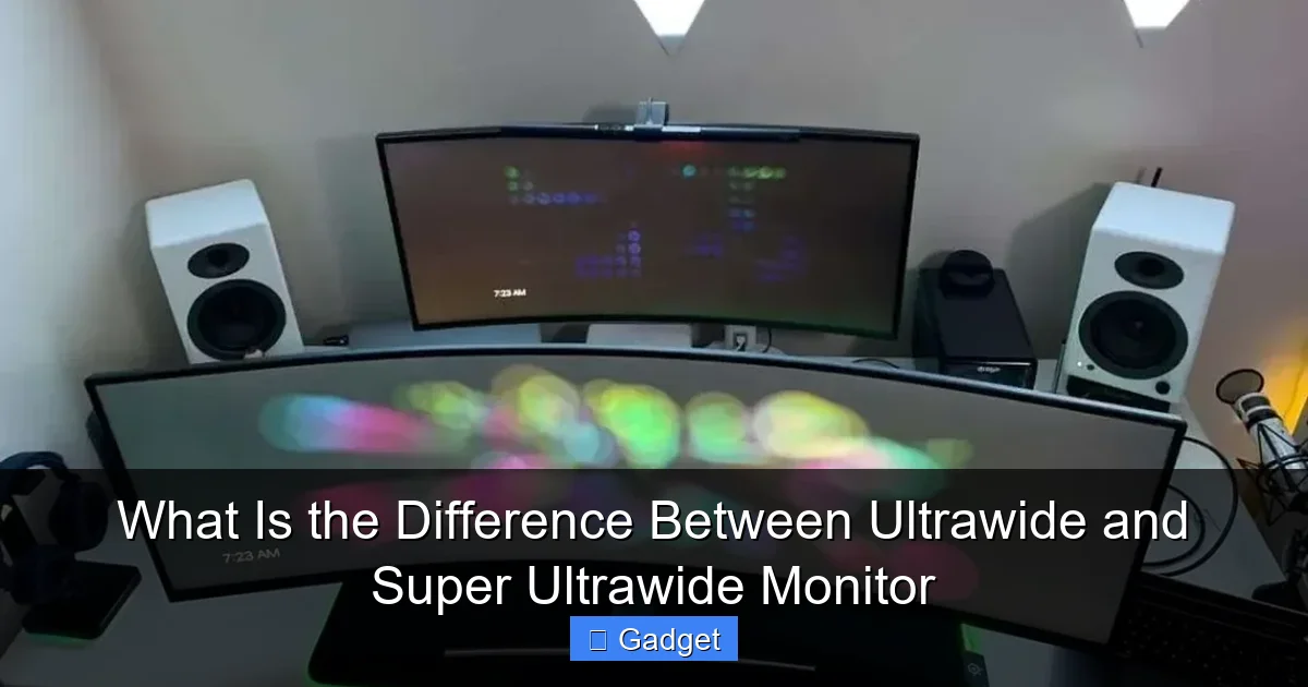 What Is the Difference Between Ultrawide and Super Ultrawide Monitor