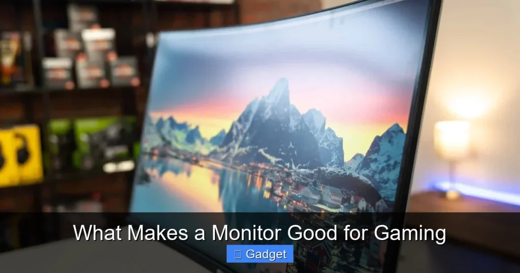What Makes a Monitor Good for Gaming What Makes a Monitor Good for Gaming