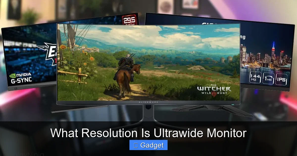 What Resolution Is Ultrawide Monitor