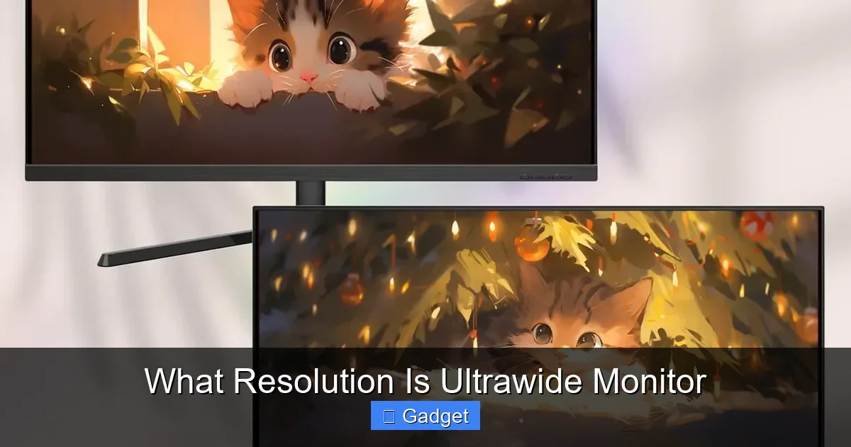 What Resolution Is Ultrawide Monitor