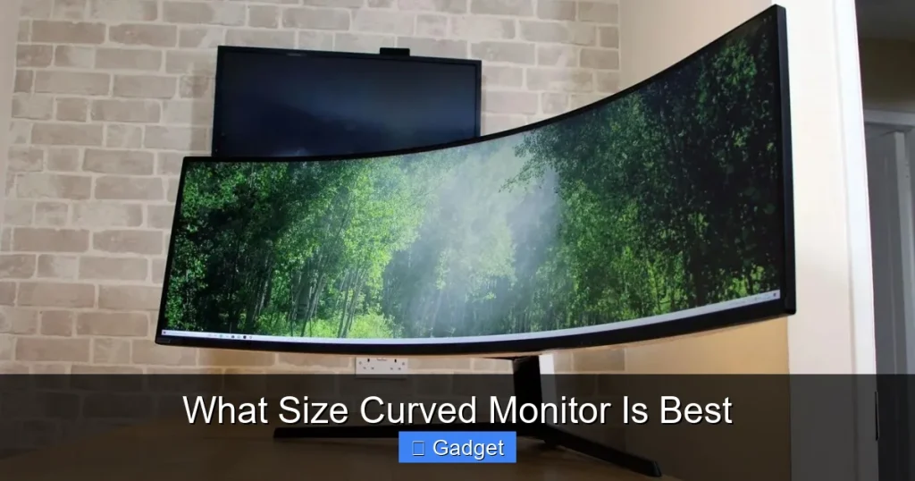 What Size Curved Monitor Is Best What Size Curved Monitor Is Best