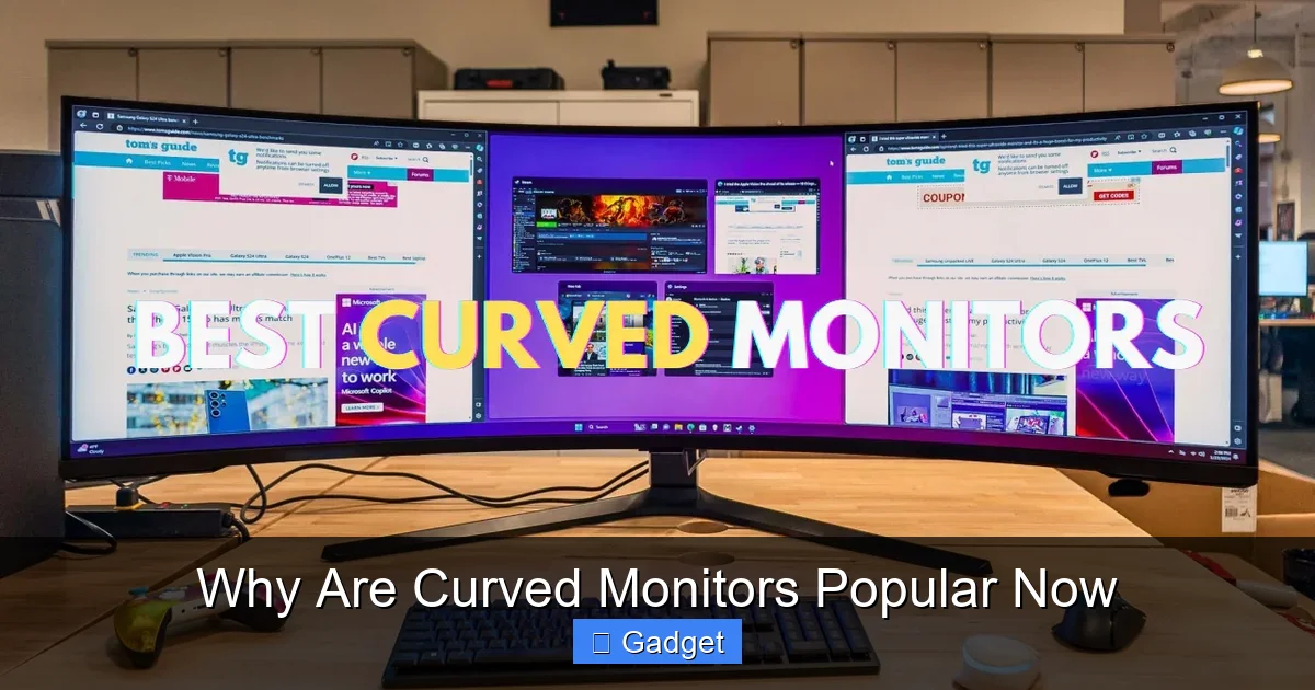 Why Are Curved Monitors Popular Now