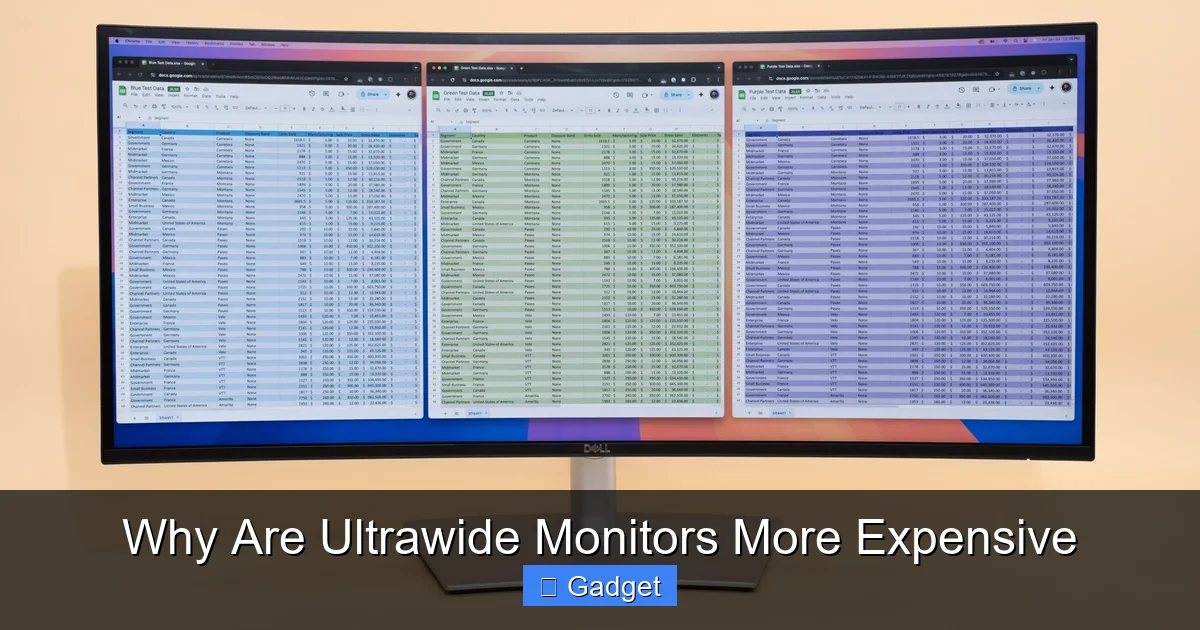 Why Are Ultrawide Monitors More Expensive