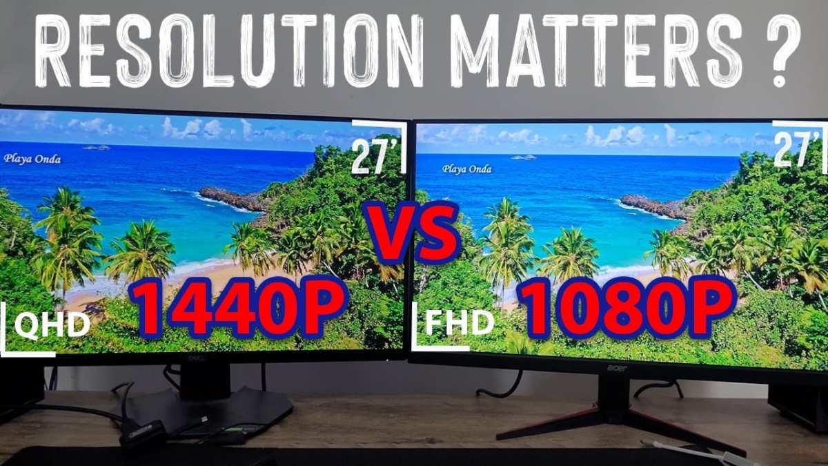 1080p vs QHD pixel density comparison