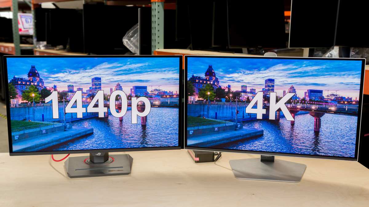 1440p vs 4K resolution comparison