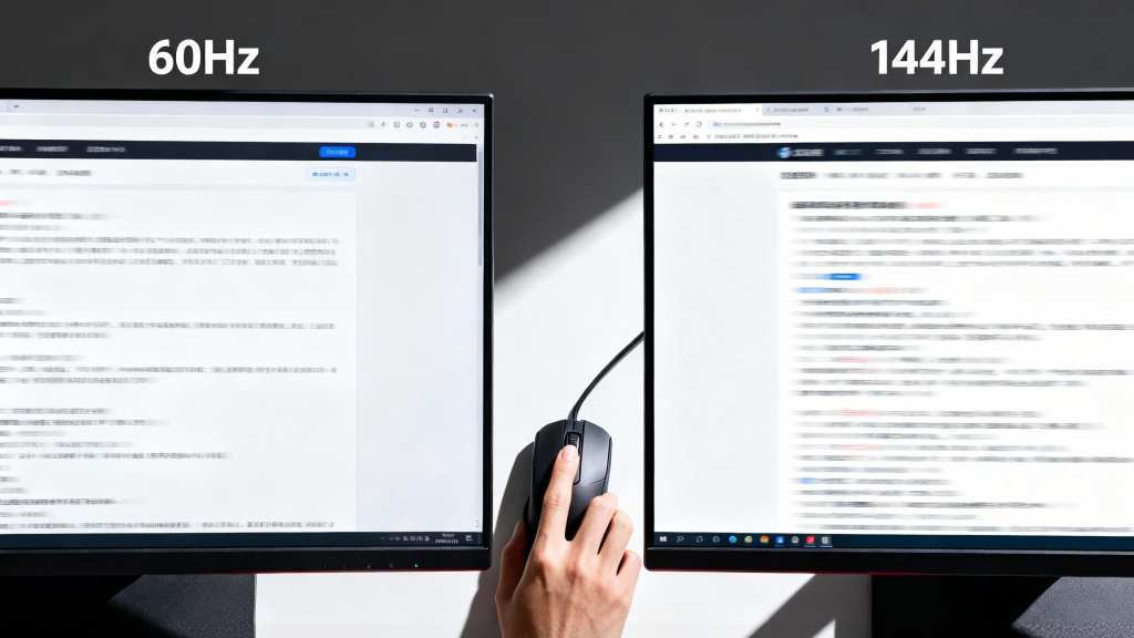144Hz vs 60Hz comparison
