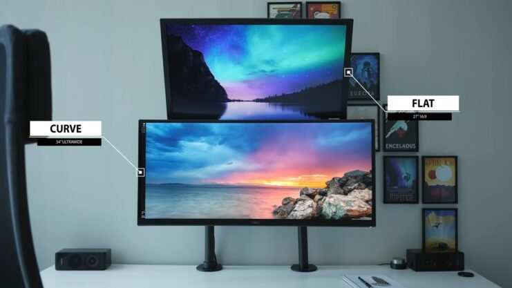 27 inch curved vs flat monitor
