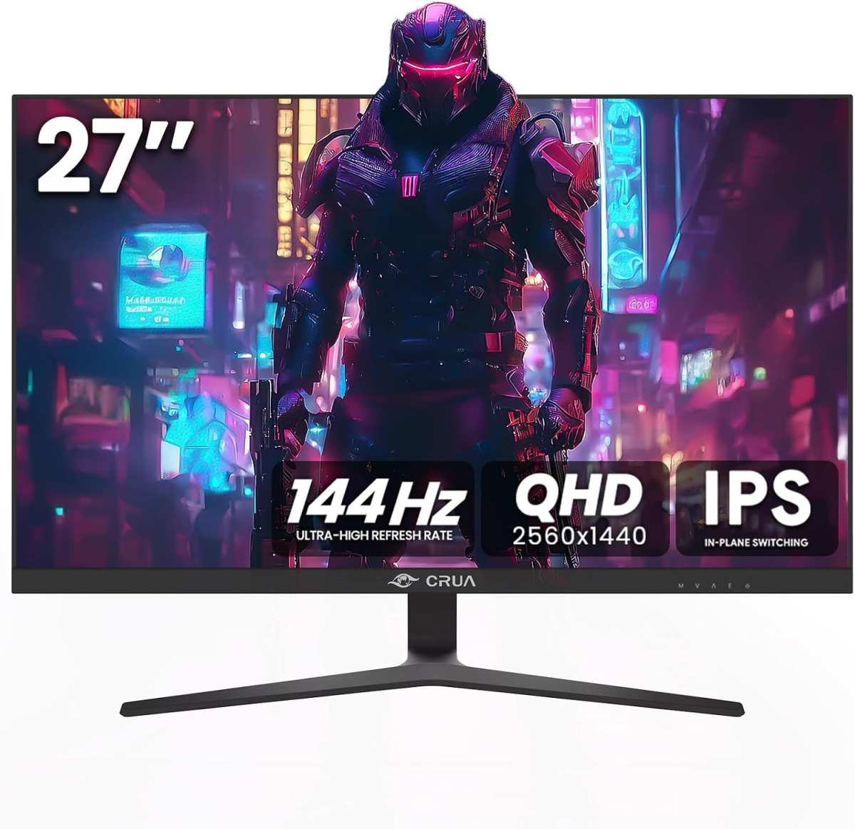 27 inch monitor resolution and refresh rate specs label